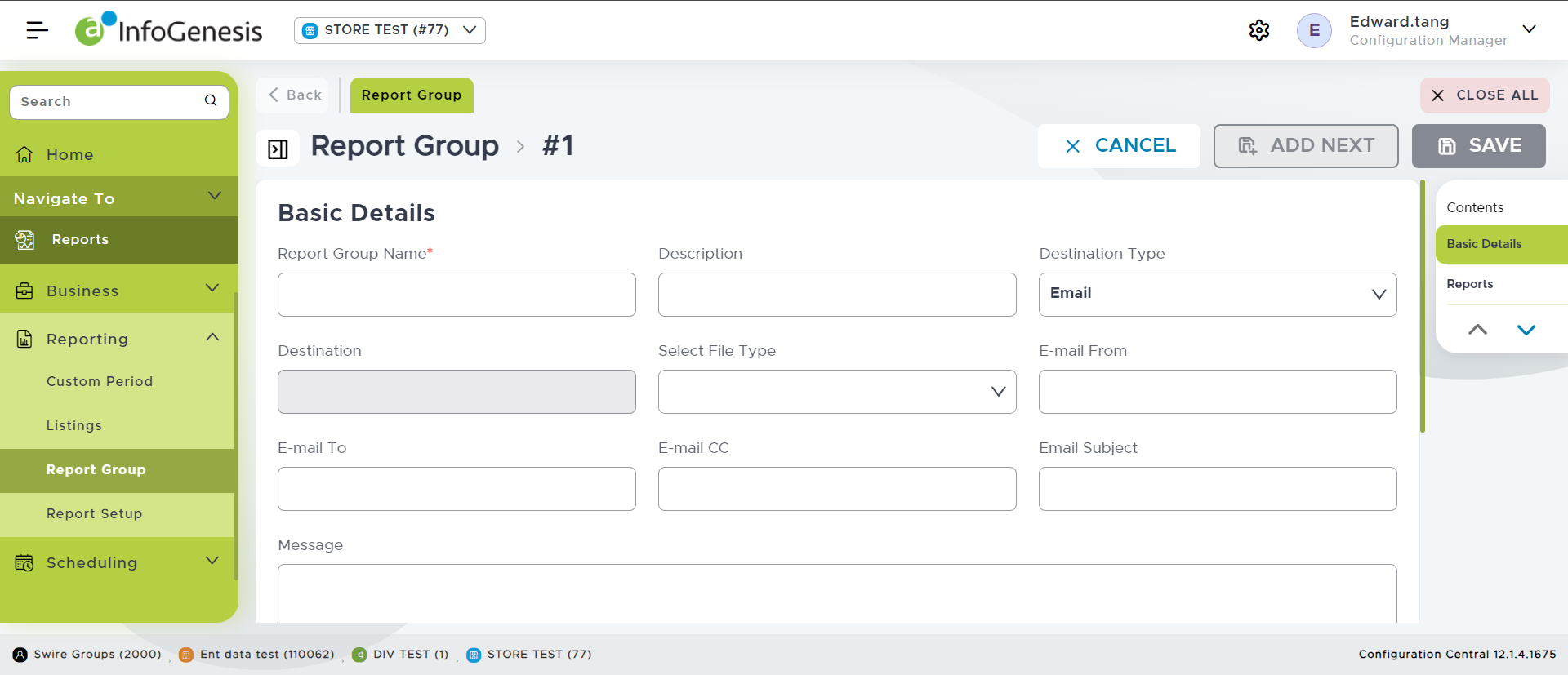 Report Group
