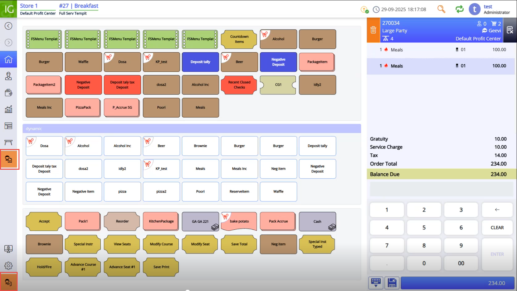 Implementation at POS Terminal