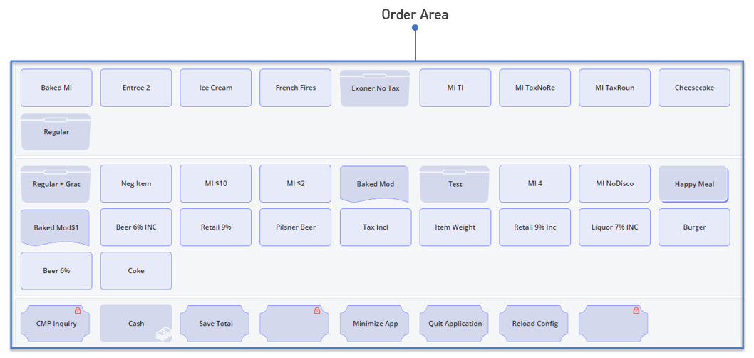 Bell Ordermax Layout Order Area