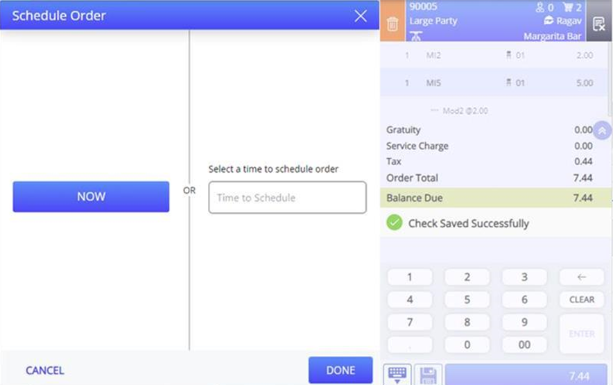 Scheduling Orders
