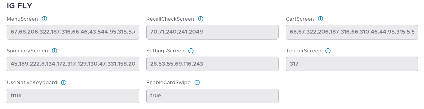 Functionality Screens Function Screen