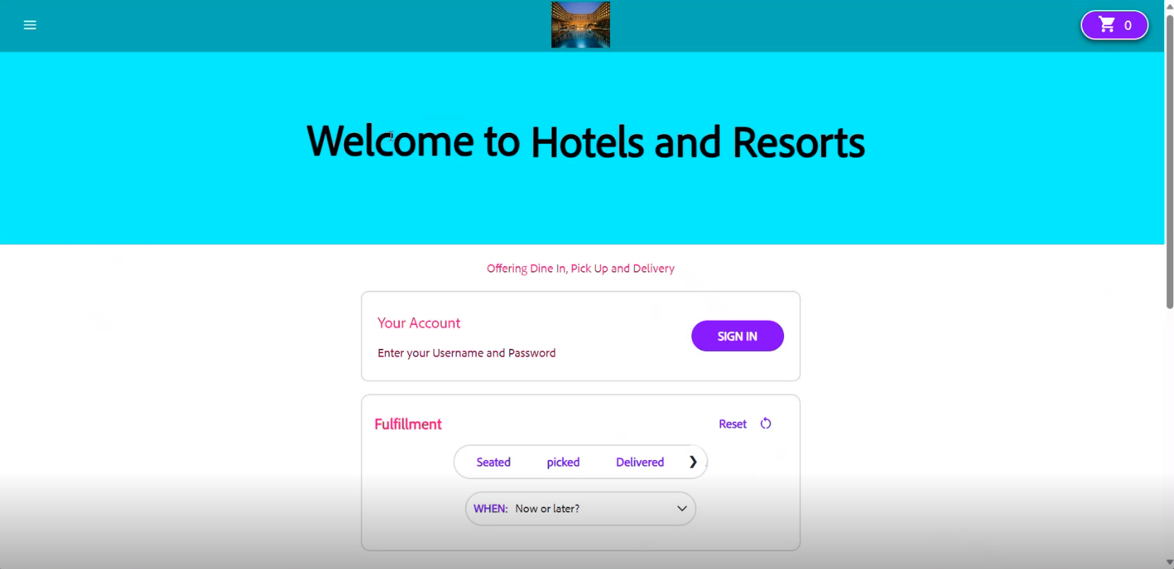 Default Screens
